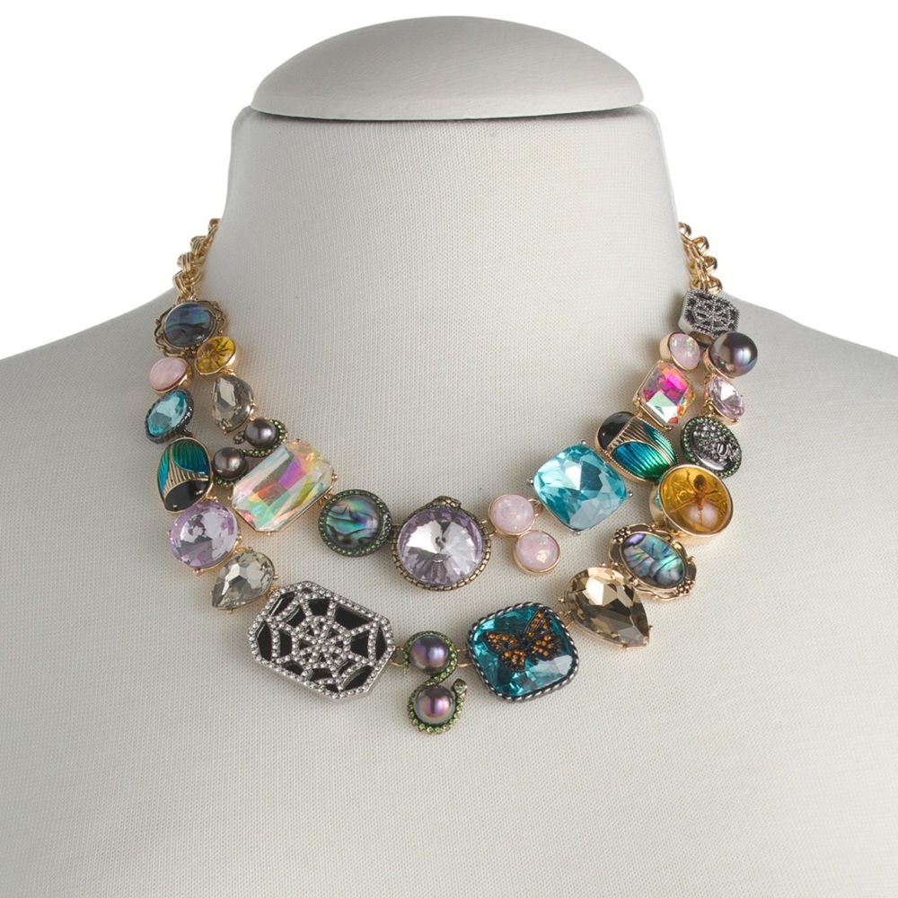 🩶BETSEY JOHNSON HALLOWEEN BIB NECKLACE - NWT🩶